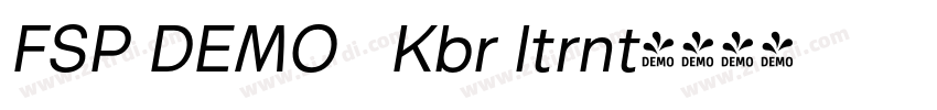 FSP DEMO   Kbr ltrnt字体转换